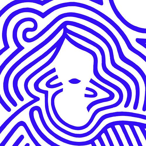 Berit in cobalt blue