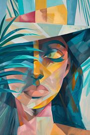 Femme Art cubiste sur Poster Art Shop