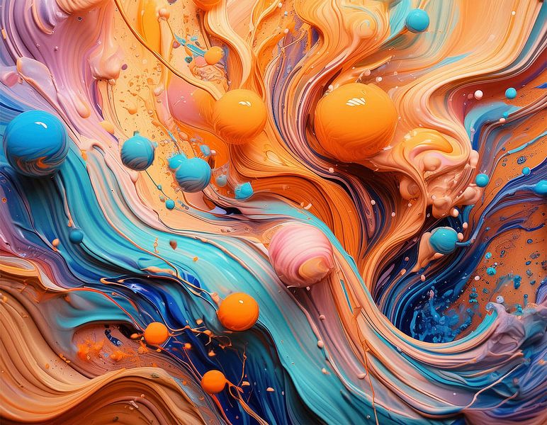 Couleurs avec fluide par Mustafa Kurnaz