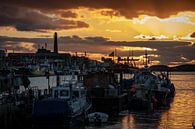 Port d'IJmuiden - Coucher de soleil dans le port 02 par BSO Fotografie Aperçu