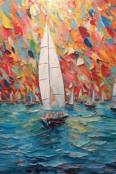 Sailboat by Bert Nijholt