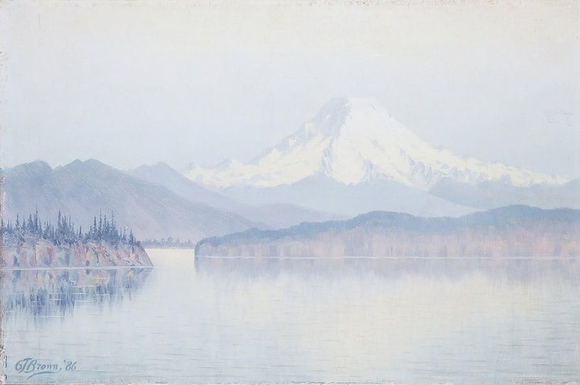 Grafton Tyler Brown - Vue du Mont Rainier par finemasterpiece