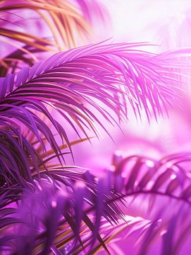 Parapluies de palmiers rayonnants