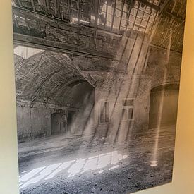 Photo de nos clients: Sites abandonnés : Les faisceaux lumineux de l'usine Sphinx de Maastricht par OK