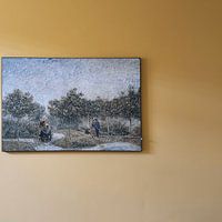 Klantfoto: Tuin met geliefden: Square Saint-Pierre, Vincent van Gogh, als ArtFrame