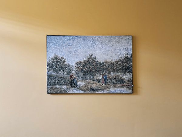 Kundenfoto: Garten mit umwerbenden Paaren: Platz Saint-Pierre, Vincent van Gogh, als ArtFrame