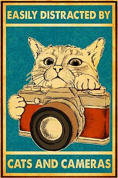 Vintage Cat Kameramann