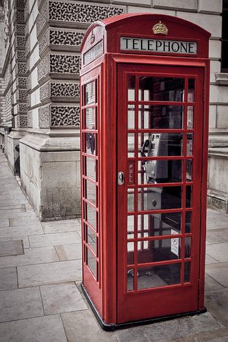 Alte Telefonzelle in London