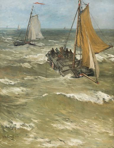 In de branding, Hendrik Willem Mesdag, Sina Mesdag-van Houten