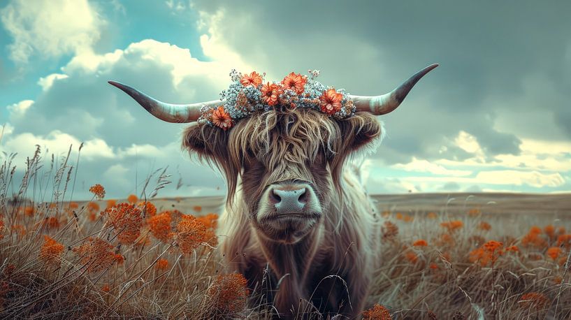 Schottische Highlander: Der Blumenwächter von ByNoukk