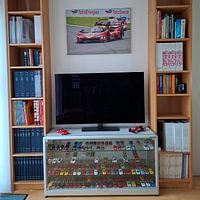 Photo de nos clients: Ferrari 499P Hypercar Le Mans prototype de voiture de course par Sjoerd van der Wal Photographie, sur ArtFrame