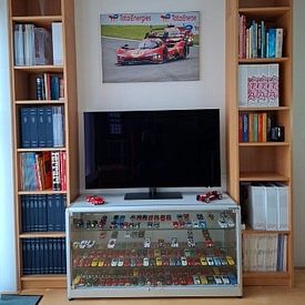 Kundenfoto: Ferrari 499P Hypercar Le Mans Prototyp Rennwagen von Sjoerd van der Wal Fotografie, als ArtFrame