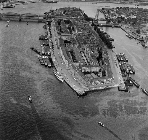 Rotterdam Noordereiland luchtfoto