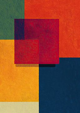 Geometric Quintet – Structured Colour Fields by Niklas Maximilian