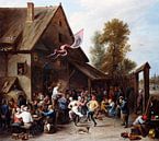 Kermis am St. Georgstag, David Teniers II von Meisterhafte Meister Miniaturansicht