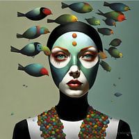 Surrealistic fishface