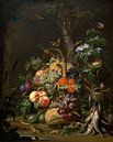 Nature morte aux fruits, poissons et nid d'oiseau par Liszt Collection Aperçu