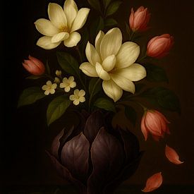 Stillleben Die Vase der Begierde von Moonheart Artworks