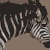 Baby zebra van Awesome Wonder