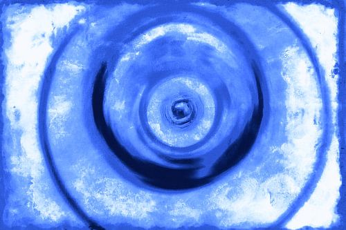 Zen Cirkels Marine Blauw