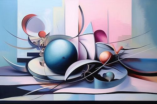 Dancing colours | Abstract Art by Eye catching paintings