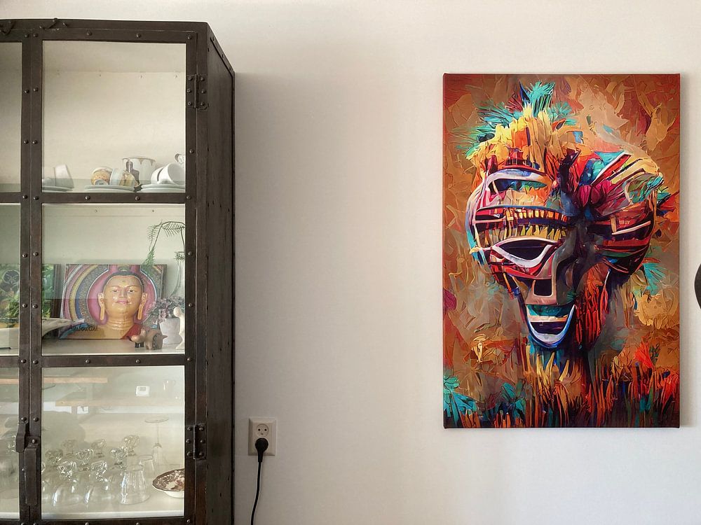 Bild im afrikanischen Stil  von Bert Nijholt 