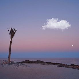 Zonsondergang in Djerba. van Saskia Dingemans