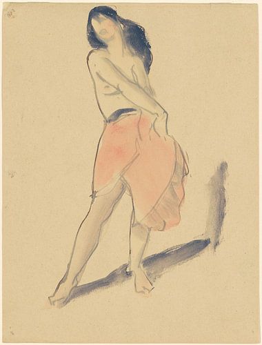 Dancer in a Red Skirt, No. 2, c. 1912, Robert Henri van Meesterlijke vondsten