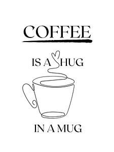 LE CAFÉ EST UNE CARESSE DANS UN MUG