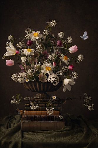 stilleven in bloei van Carolien van Schie