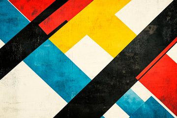Composition géométrique abstraite sur Poster Art Shop