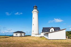 De vuurtoren van Hirtshals Fyr in Denemarken