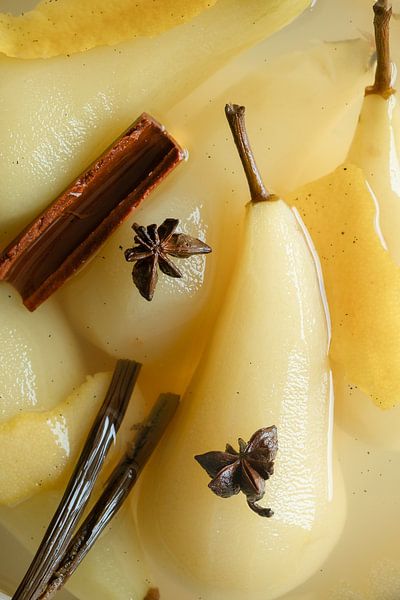 Poires épicées par Emerald Food Photography