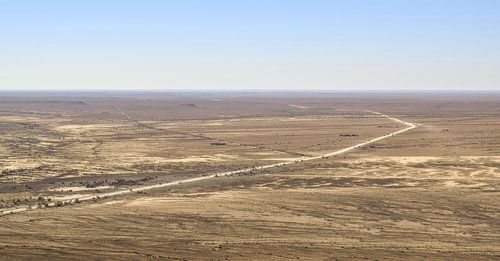Zonnig landschap in Namibië