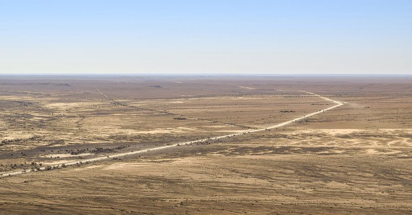 Zonnig landschap in Namibië van Achim Prill