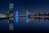 Rotterdam Erasmusbrug en skyline van Manon van Alff thumbnail