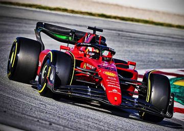 Carlos Sainz F1 Ferrari by Steven Kingsbury