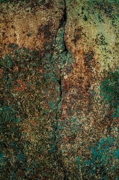 Color Crack - Abstract Kunstwerk - foto print
