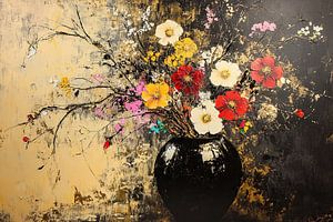 Blumenstrauß in Vase