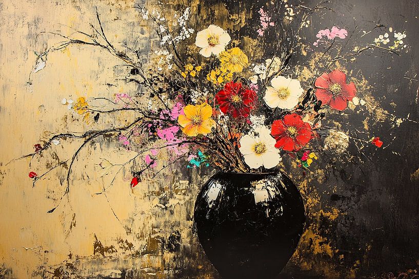 Bouquet dans un vase par La collection ARTEO