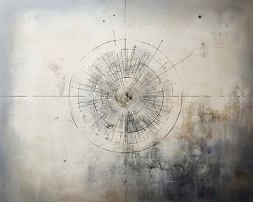 Japandi Vorm van Abstract Schilderij