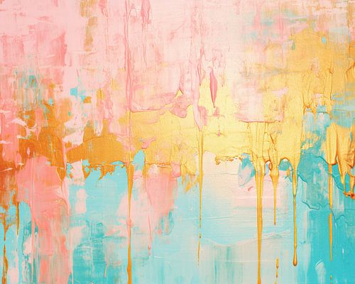 Pastel Contrast | Abstract Pastel Art