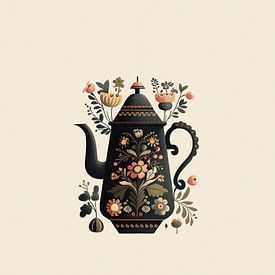 Hygge - Scandinavisch Koffie ontwerp van Sanna Folkki