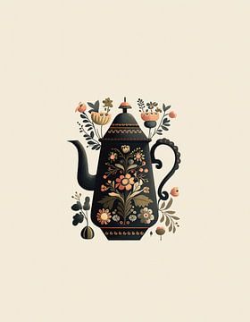 Hygge - Scandinavisch Koffie ontwerp van Sanna Folkki