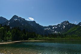 Beautiful lake in the Alps in Austria by Tom Goldschmeding