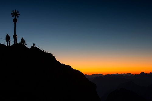 Ochtendstemming op de Zugspitze