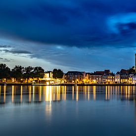 Beautiful cloud formations over Deventer in the evening by Klif Wiepkema