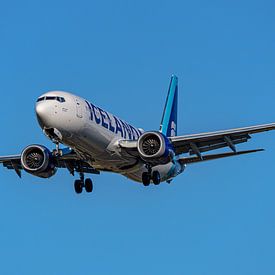 Passagierflugzeug vom Typ Icelandair Boeing 737 MAX 8. von Jaap van den Berg