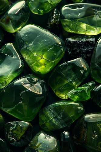 Pebble Stones 5 - rhapsody in green