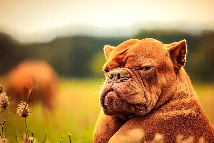 Dog in quiet nature setting by Art & Soul Creations